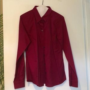 Red long sleeve woman’s blouse